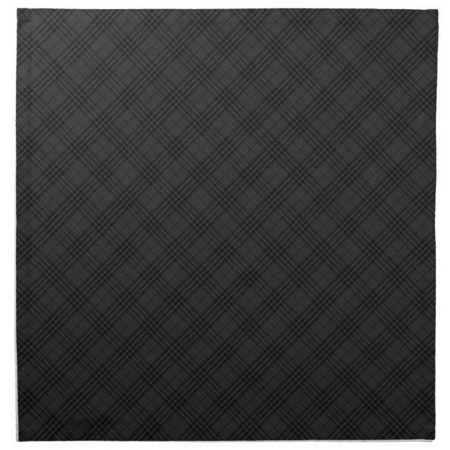 MacKay Marled Tartan Plaid Scottish Pattern Cloth Napkin (Front)