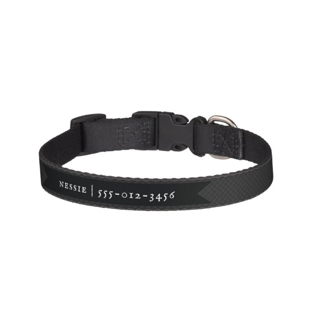 MacKay Marled Tartan Plaid Scottish Pattern Pet Collar (Front)