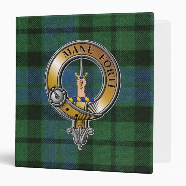 MacKay Tartan & Badge 3 Ring Binder (Front/Inside)