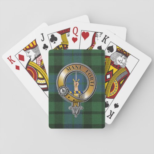 MacKay Tartan  Badge Poker Cards