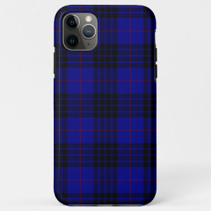 MacKay tartan blue black plaid iPhone 11 Pro Max Case