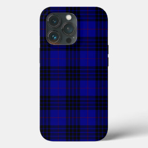 MacKay tartan blue black plaid iPhone 13 Pro Case