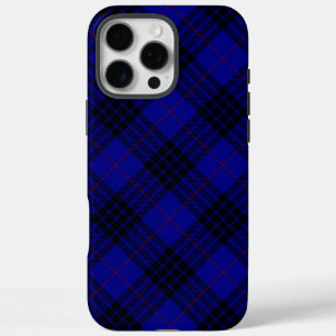MacKay tartan blue black plaid iPhone 16 Pro Max Case