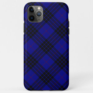 MacKay tartan blue black plaid iPhone 11 Pro Max Case