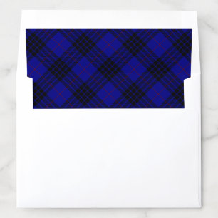 MacKay tartan blue black plaid Envelope Liner