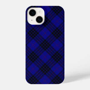 MacKay tartan blue black plaid iPhone 14 Case