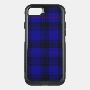 MacKay tartan blue black plaid OtterBox Commuter iPhone SE/8/7 Case