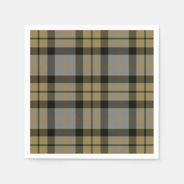 MacKay Weathered Tartan Napkins (Front)