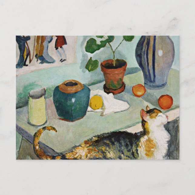 Macke - The Ghost in the House Stalls Postcard (Front)