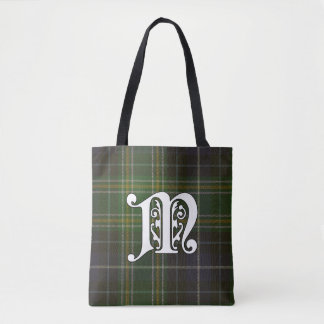 MacKellar Clan Tartan Monogram Tote Bag