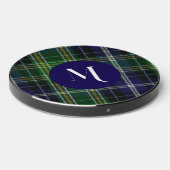 MacKellar Plaid Monogrammed Wireless Charger (Front 2)