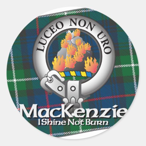 Mackenzie Clan Classic Round Sticker