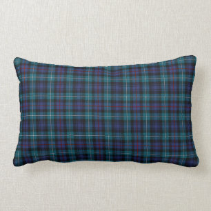 Mackenzie Clan Modern Tartan Lumbar Pillow