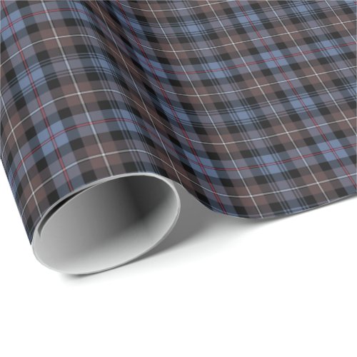 Mackenzie Clan Weathered Tartan Wrapping Paper