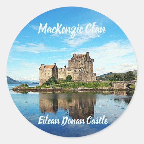 MacKenzie Clans Scottish Castle Sticker