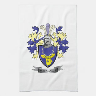 MacKenzie Family Crest Coat of Arms Kitchen Towel