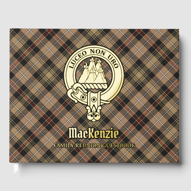 MacKenzie Family Reunion Foil Guest Book (Front)