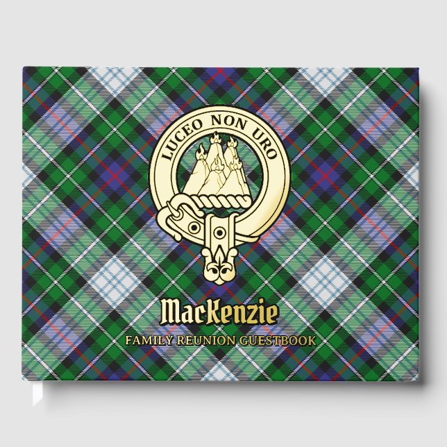 MacKenzie Family Reunion Foil Guest Book (Front)