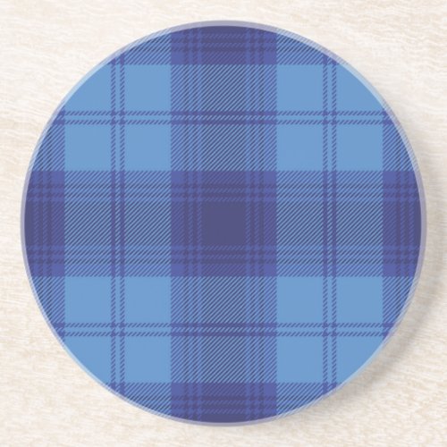 mackenzie red tartan 022 christmas Scottish Scotla Coaster