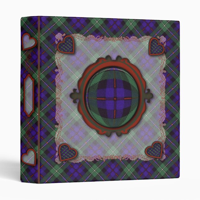 Mackenzie Scottish clan tartan - Plaid Binder (Front/Spine)