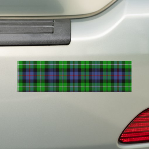 MacKenzie Tartan (aka Seaforth Highlanders Tartan) Bumper Sticker Zazzle