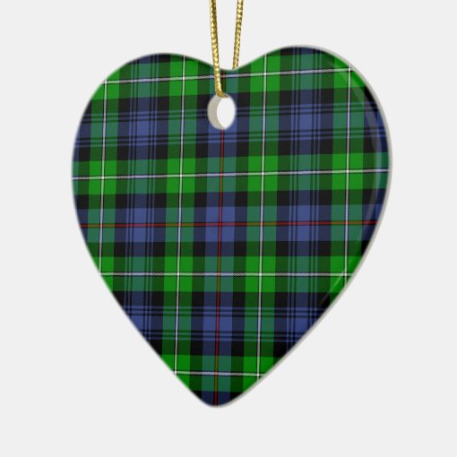 MacKenzie Tartan (aka Seaforth Highlanders Tartan) Ceramic Ornament