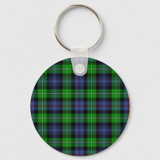 MacKenzie Tartan (aka Seaforth Highlanders Tartan) Keychain (Front)