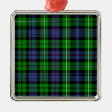 Mackenzie Tartan (aka Seaforth Highlanders Tartan) Metal Ornament