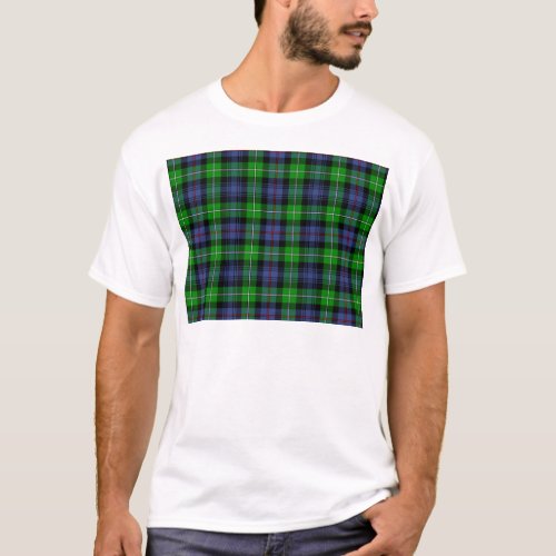 MacKenzie Tartan aka Seaforth Highlanders Tartan T_Shirt