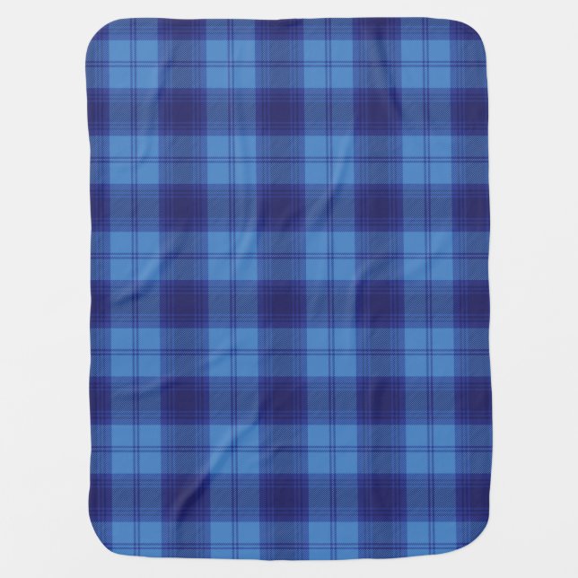 mackenzie tartan blue Scottish Scotland pattern 22 Baby Blanket (Front)