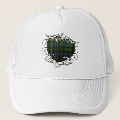 MacKenzie Tartan Heart Trucker Hat