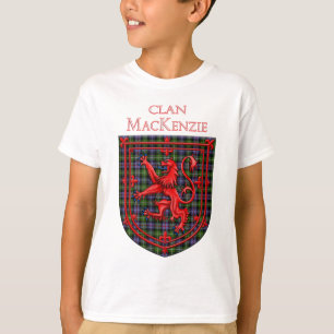 MacKenzie Tartan Scottish Plaid Lion Rampant T-Shirt