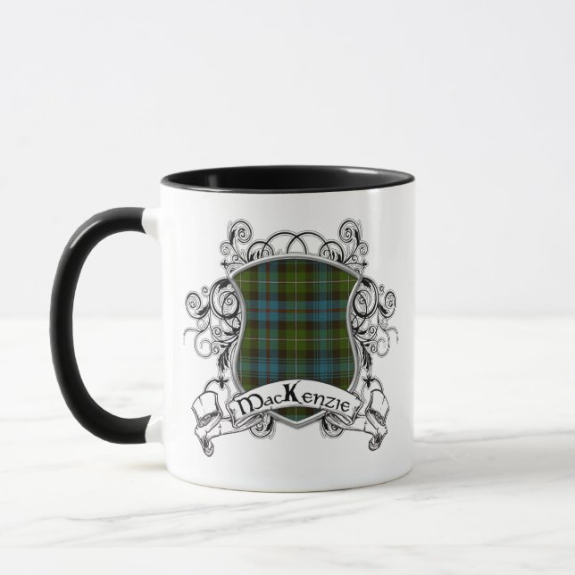 MacKenzie Tartan Shield Mug (Left)