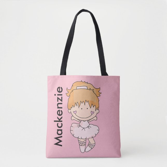 Mackenzie's Personalized Ballet Bag (Front)