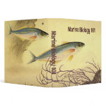 Mackerel Fish Swimming in the Ocean 3 Ring Binder