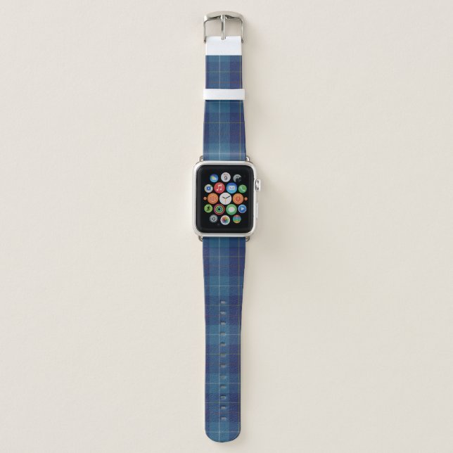 MacKerrel Clan Tartan Plaid Apple Watch Band (Front)