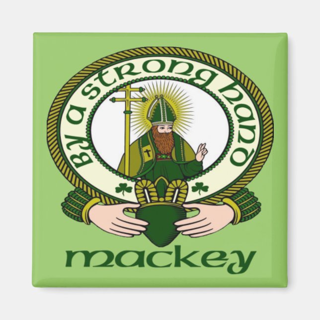 Mackey Clan Motto Magnet (Front)