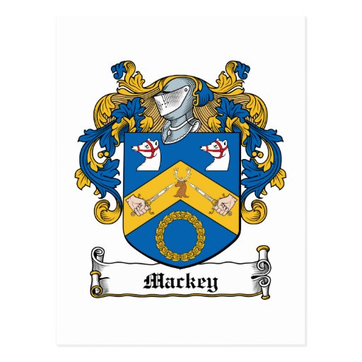 Mackey Family Crest Postcard | Zazzle