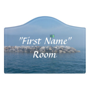 Mackinac Breakwater Door Sign