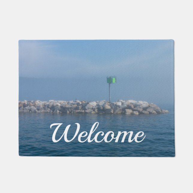 Mackinac Breakwater Doormat (Front)