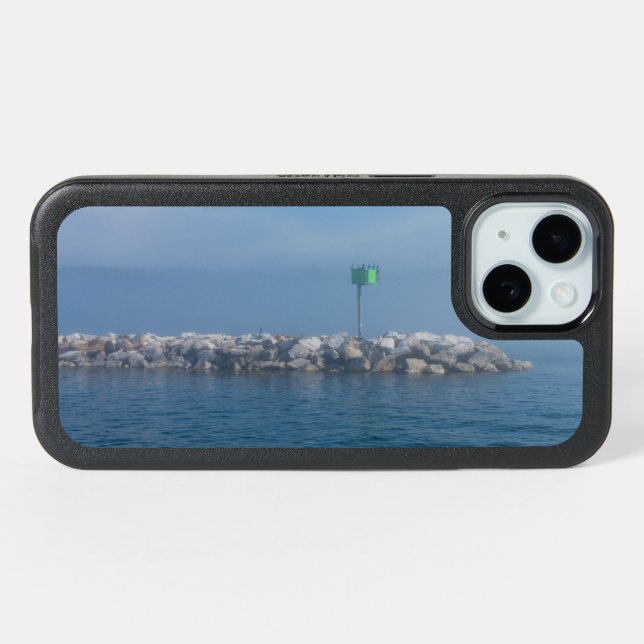 Mackinac Breakwater OtterBox iPhone Case (Back Horizontal)
