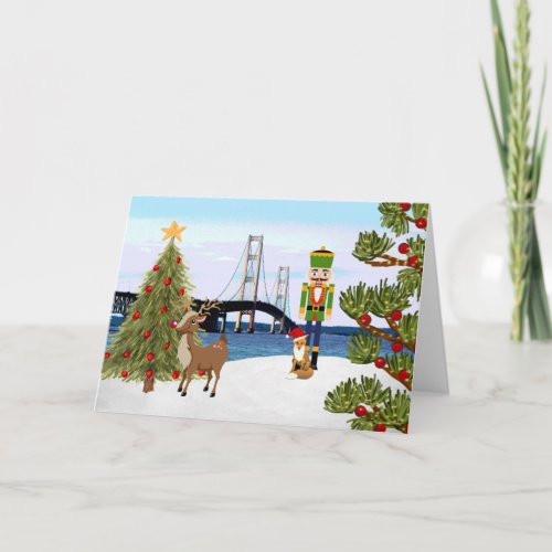 Mackinac Bridge Christmas Card