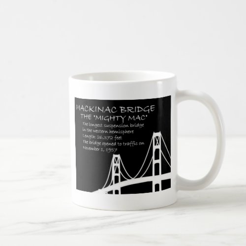 Mackinac Bridge Facts Coffee Mug