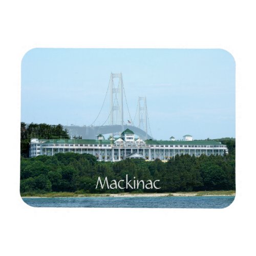 Mackinac Bridge Grand Hotel Magnet