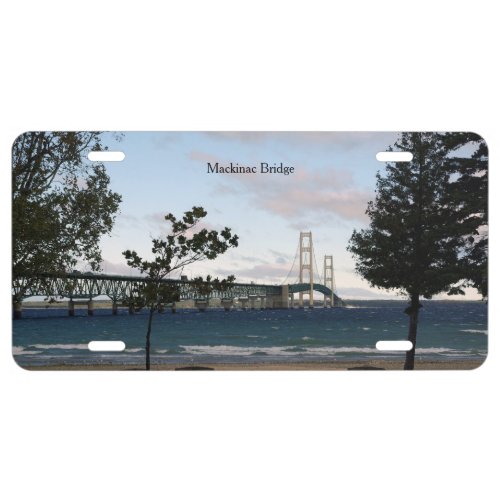Mackinac Bridge license plate
