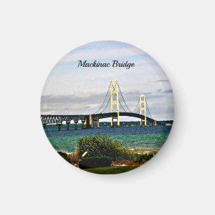 Mackinac Bridge, Mackinac Island Magnet