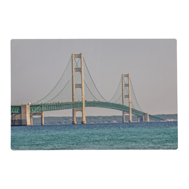 Mackinac Bridge/Mackinac Point Lighthouse Placemat (Front)