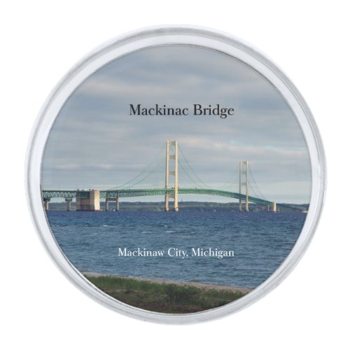 Mackinac Bridge Mackinaw City lapel pin