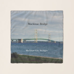 Mackinac Bridge Mackinaw City Scarf