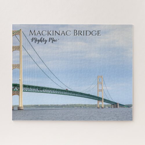 Mackinac Bridge MI the Mighty Mac Jigsaw Puzzle